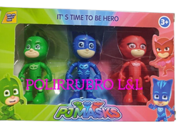 Set pjmasks x 3 uni