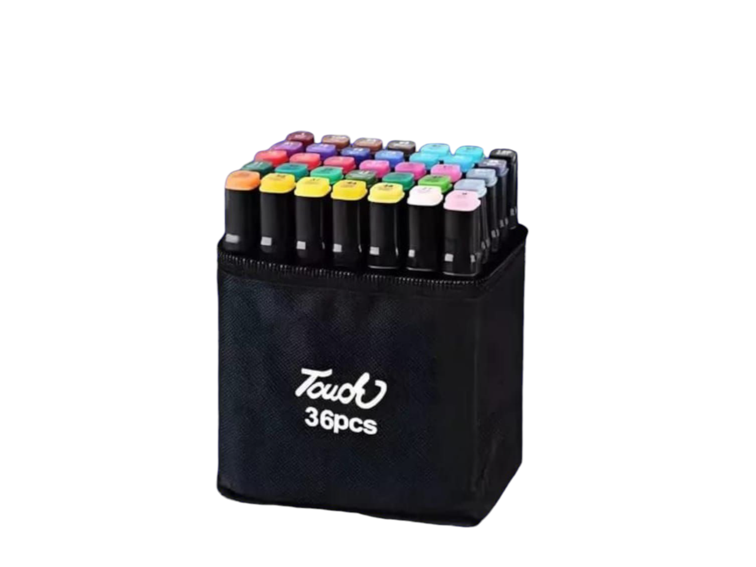 Plumones doble punta x36