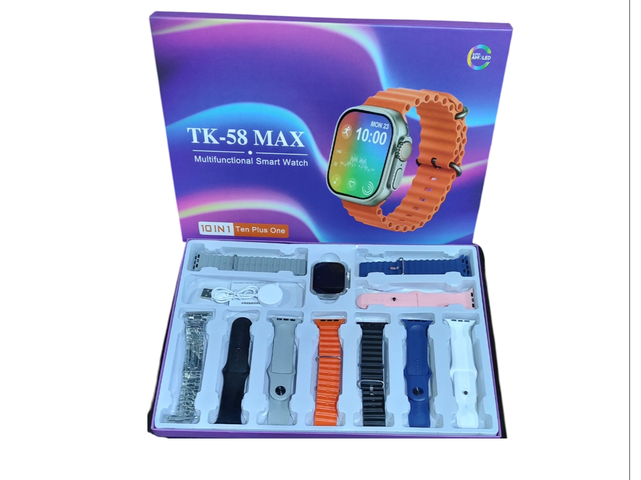 Reloj smart watch 10 mallas TK-58
