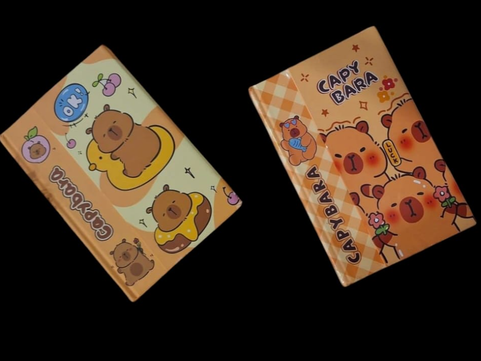 Cuaderno libreta capibara tapa dura