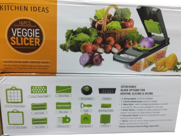 Mandolina triturador de vegetale 16psc