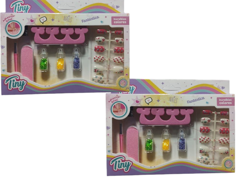 Set de uñas con separador