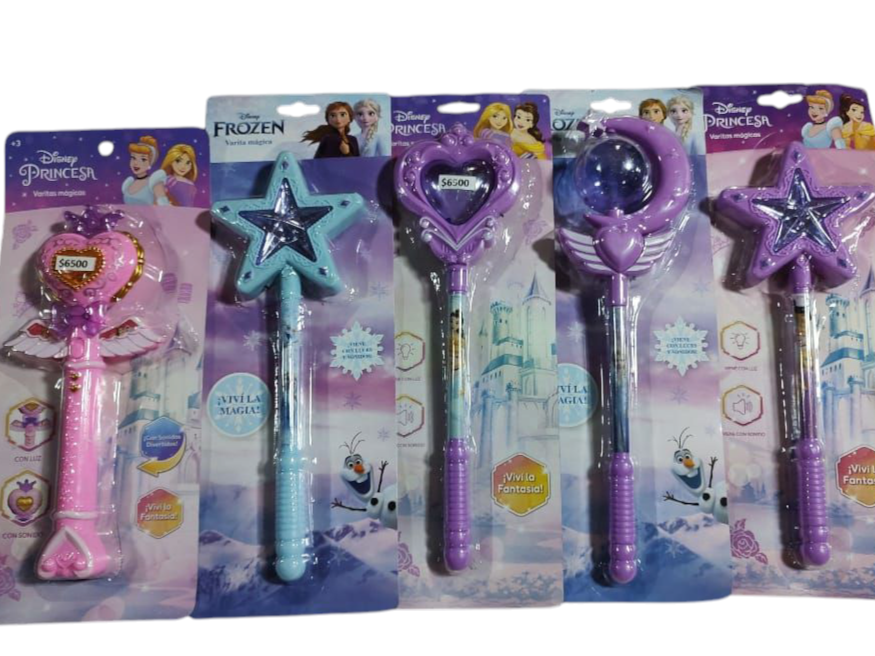 Varita mágica princesa y frozen