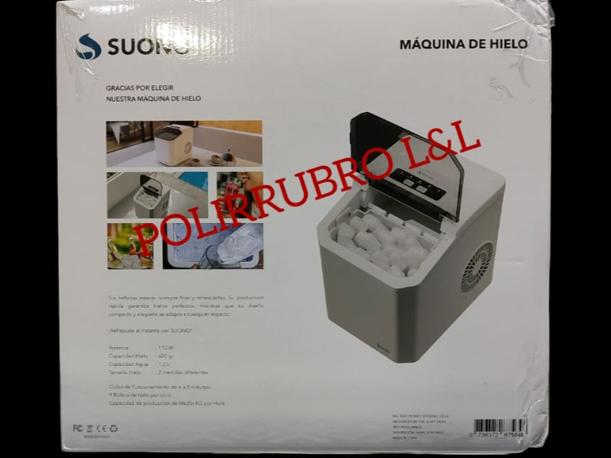 Máquina fabrica hielo