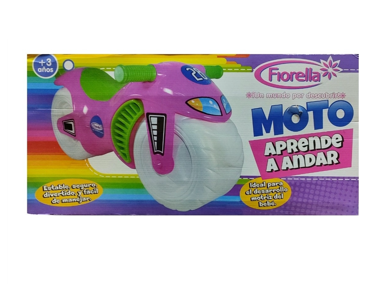 Motocicleta p/nena aprender a andar (fiorela)