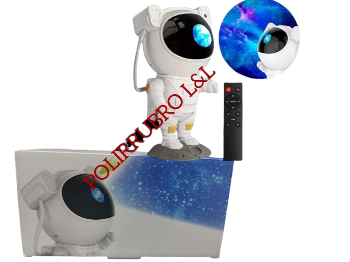 Lampara proyector espacio astronauta