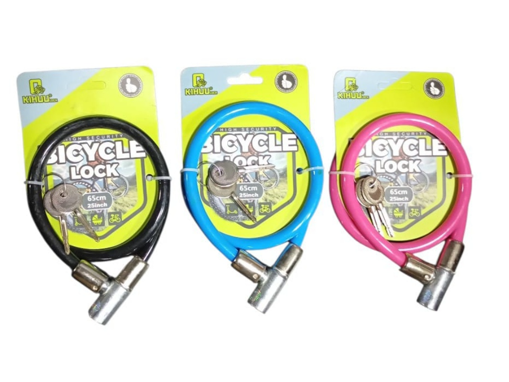 Linga de seguridad para bicicleta c/2 llaves