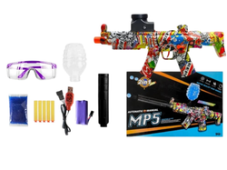 Pistola metralladora 2en1 lanza hidrogel y dardos