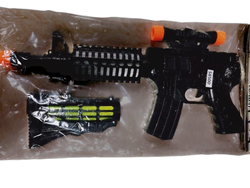 Ametralladora con luz y sonido