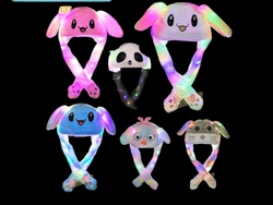 Gorro levanta orejas con luces
