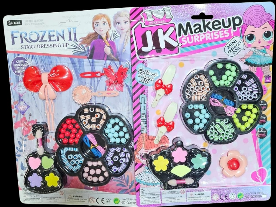 Set bijouterie y maquillaje