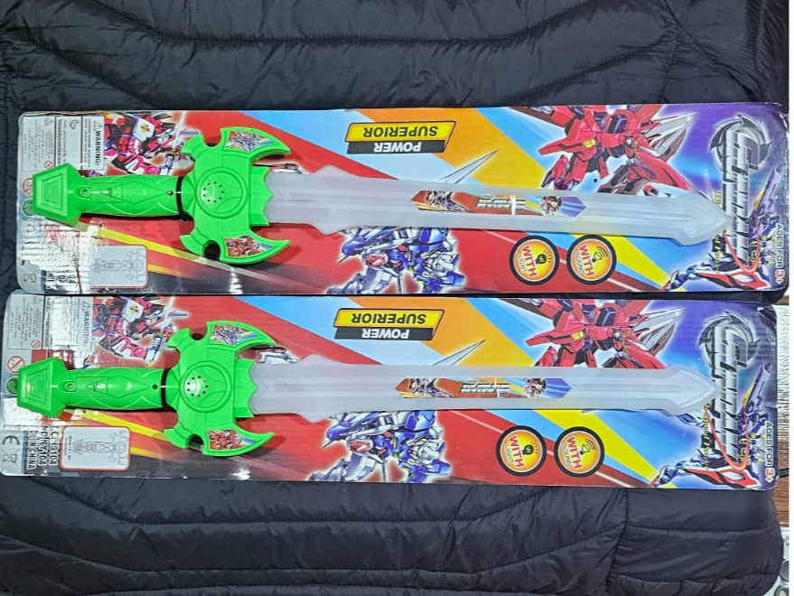 Espada con luz y sonido