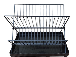 Escurridor de platos 2 pisos forma de X