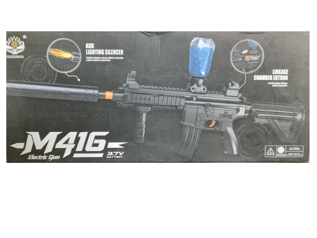 Pistola M416 de hidrogel