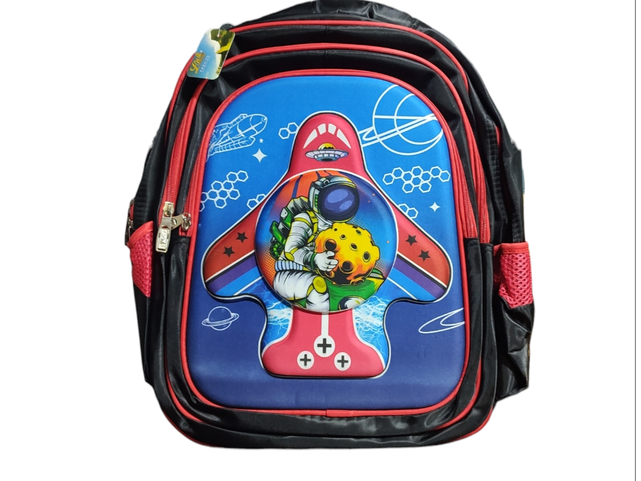 mochila avión c/astronauta  3 cierres