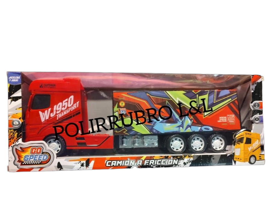 Camion a fricción 43cm