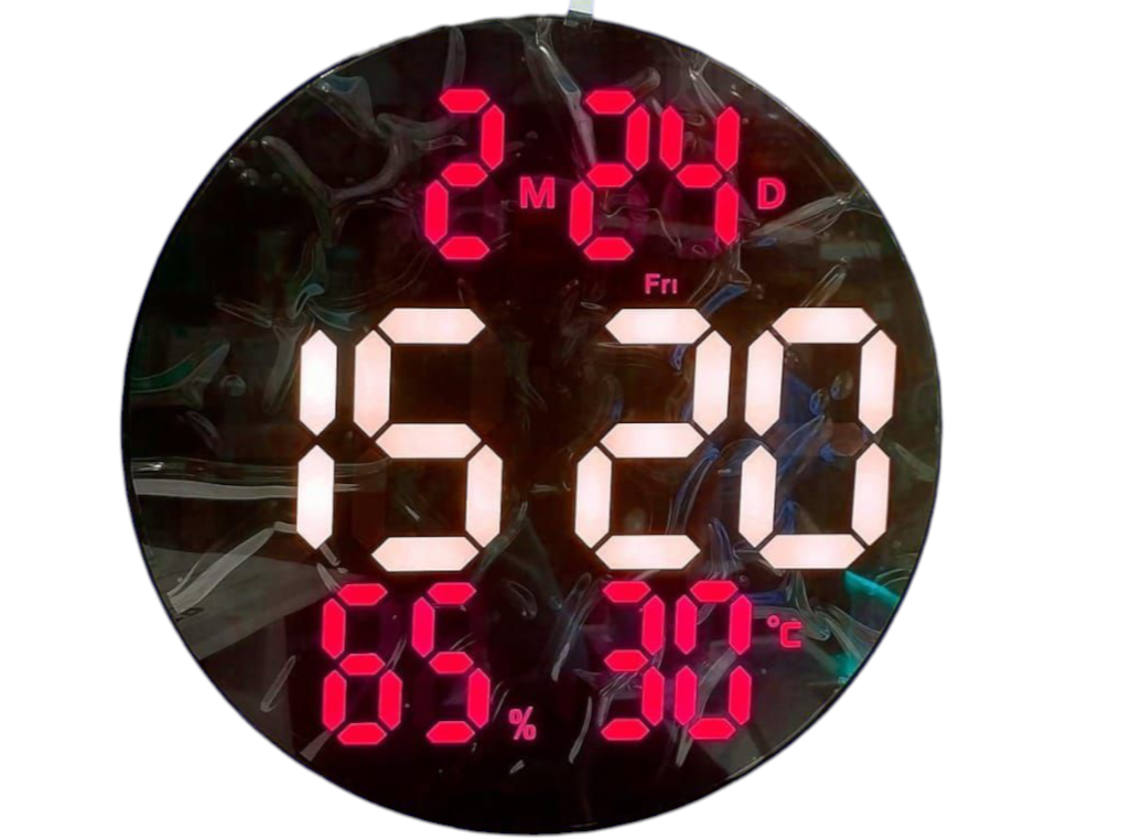 Reloj digital de pared