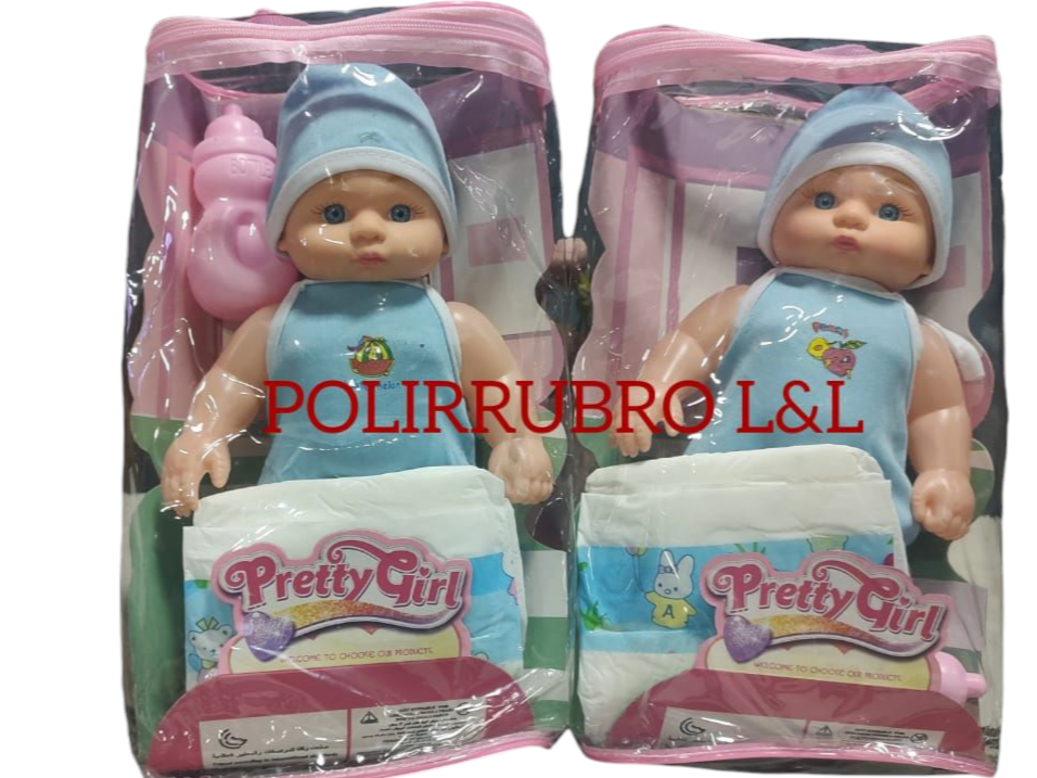 Bebe con accesorios y habla