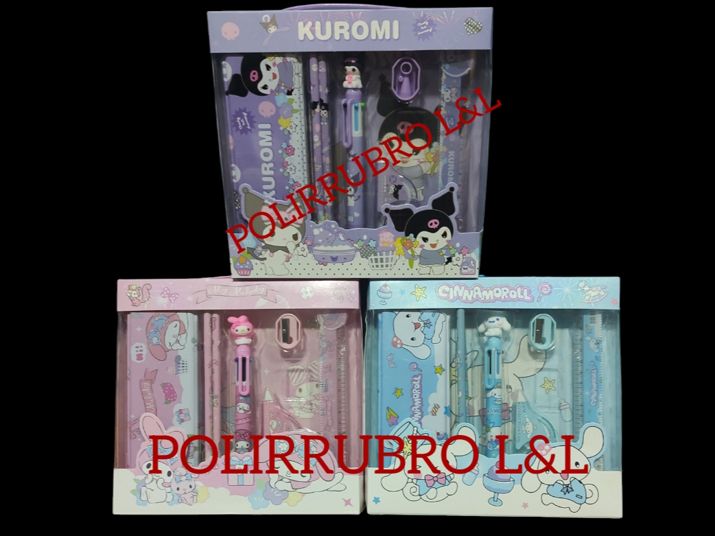 Kit escolar c/cartuchera