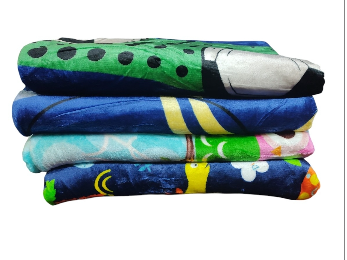 Manta-colcha de plush estampadas 2 plazas