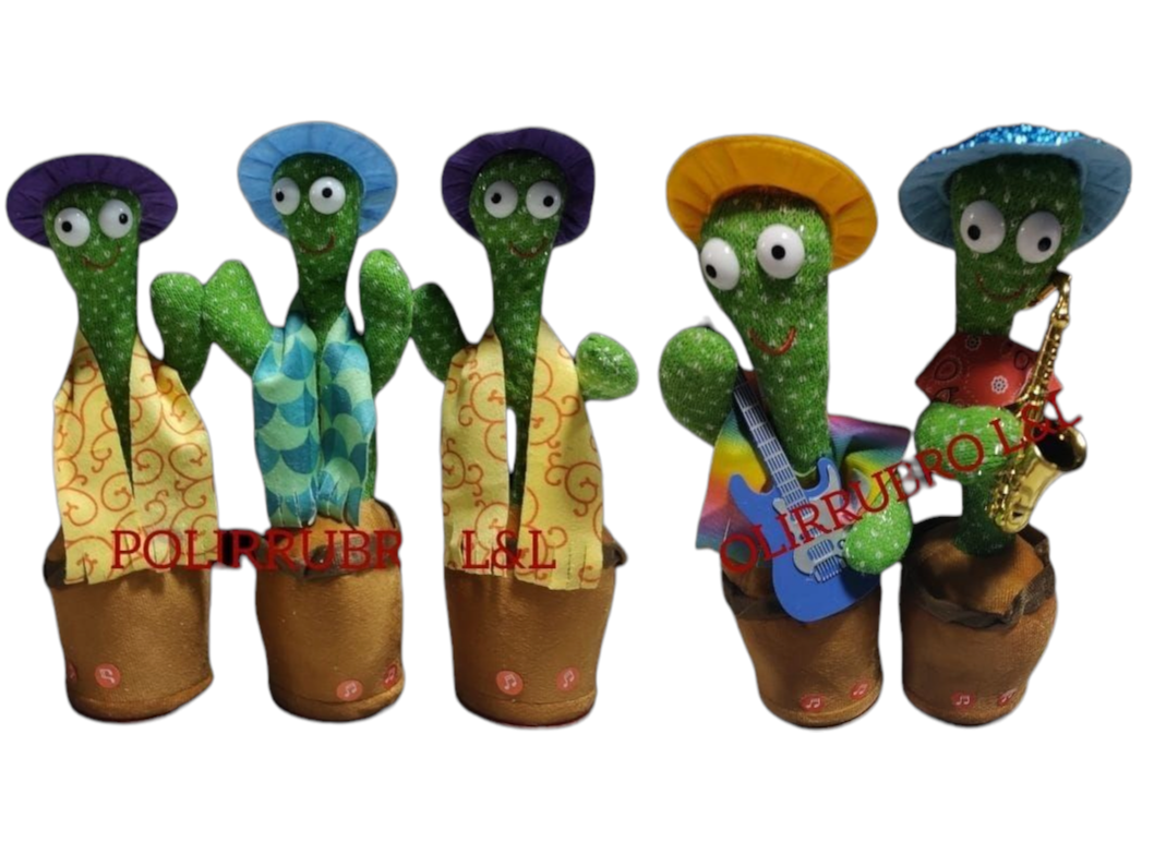 Cactus bailarin c/accesorios