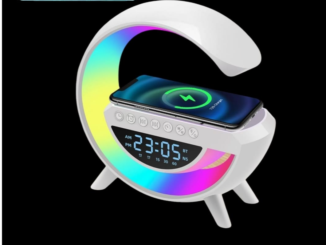 Lámpara parlante G despertador y cargador