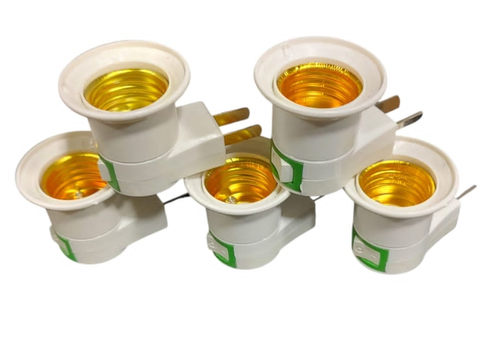 Porta lampara con tecla