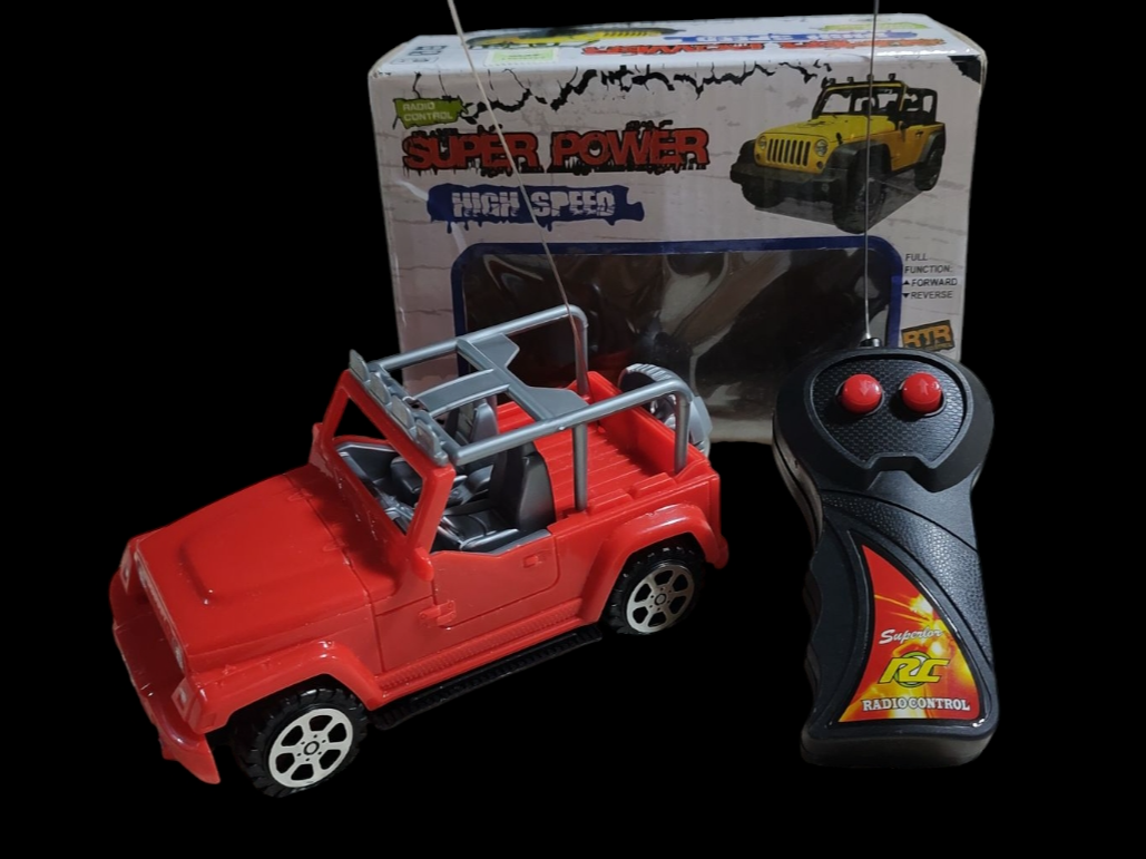 Camioneta Jeep a control (19cm x 11cm)