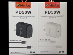 Cargador Malibu tipo C a C (50w)