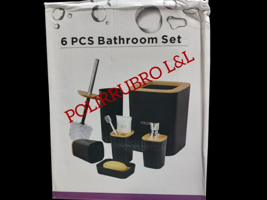 Set de baño 6 pcs