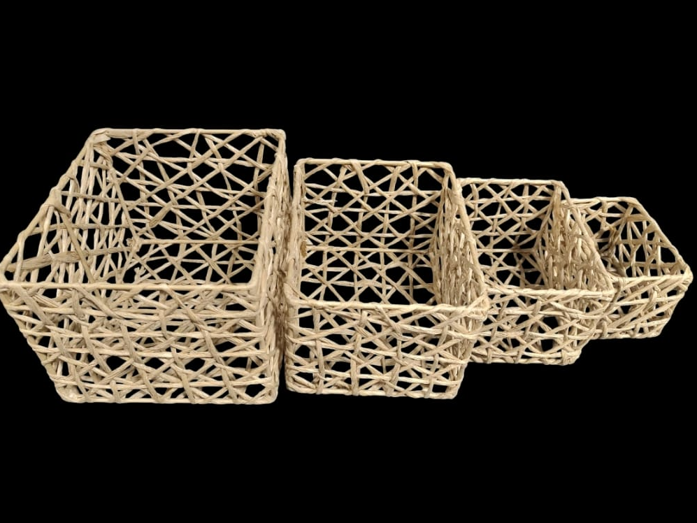 Set organizador canasto 4 pcs
