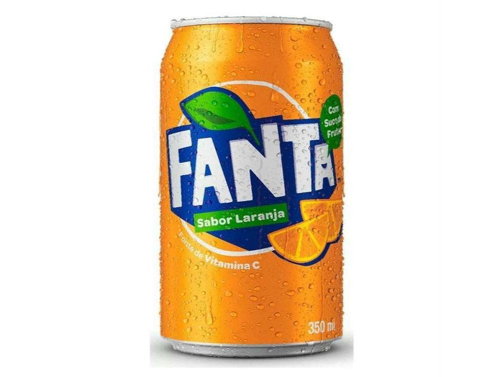 Lata fanta naranja 350ml