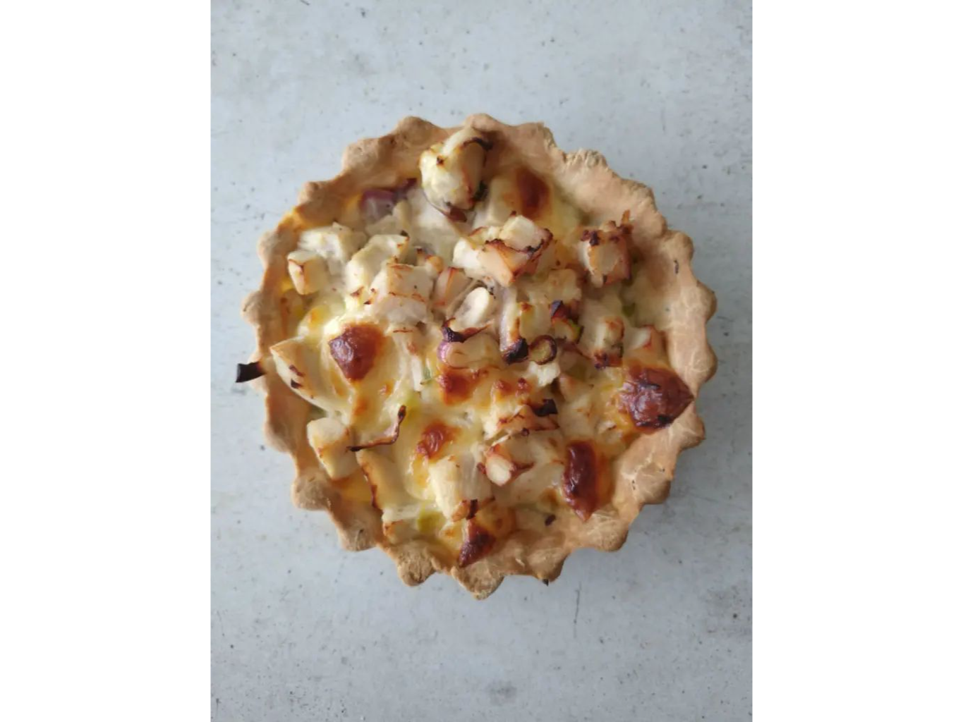 TARTA DE POLLO Y VERDEO