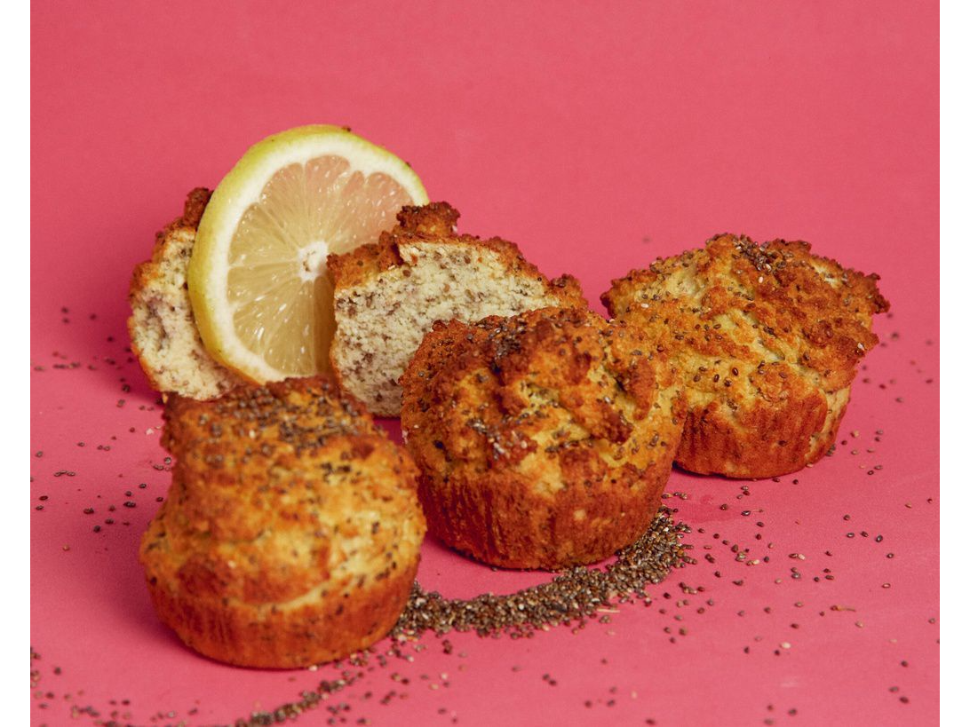 MUFFINS DE LIMÓN Y CHÍA