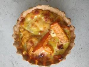 TARTA DE CALABAZA Y QUESO AZUL