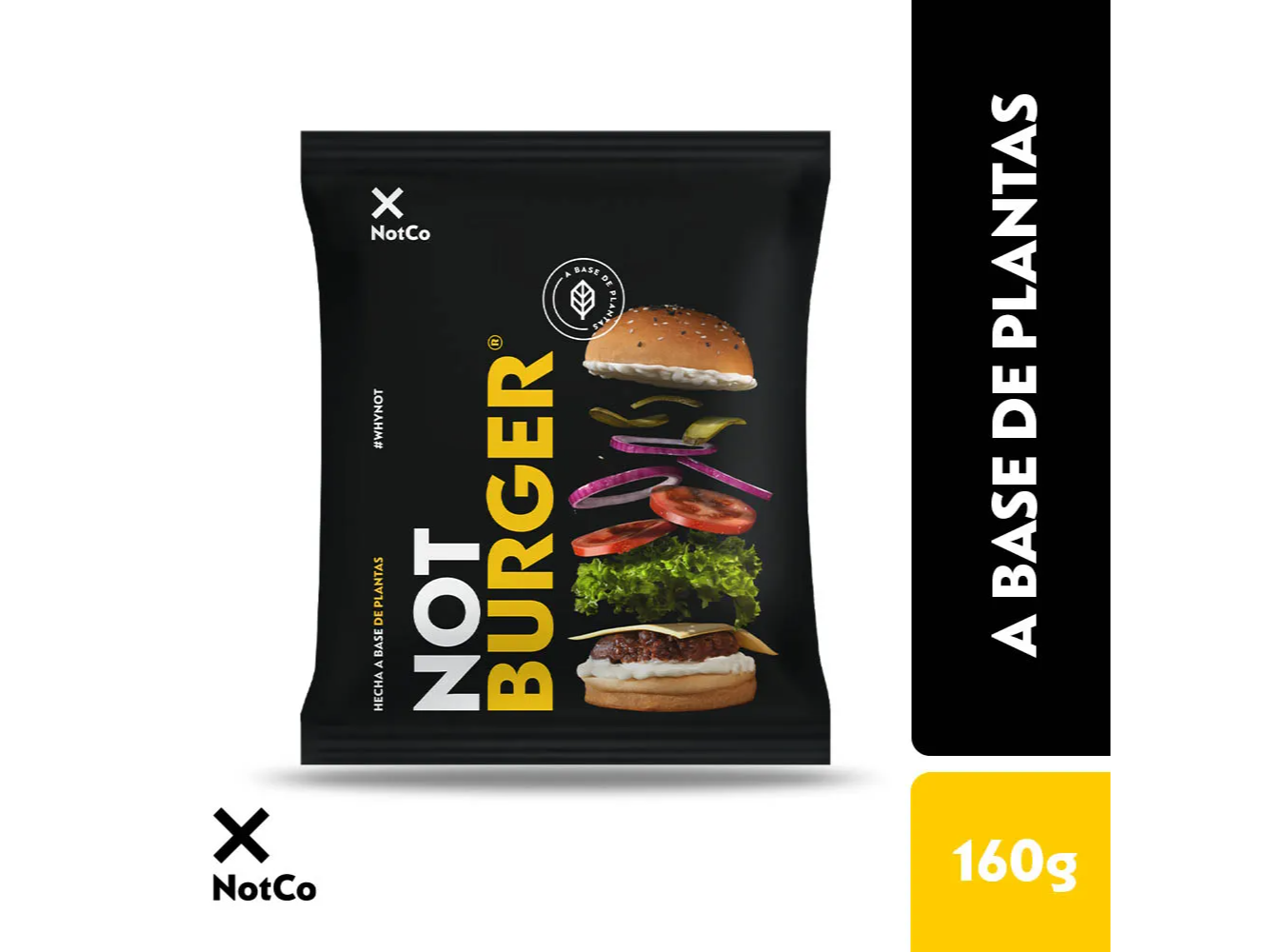 NOT BURGER PREMIUM 2U FLOWPACK X160GR