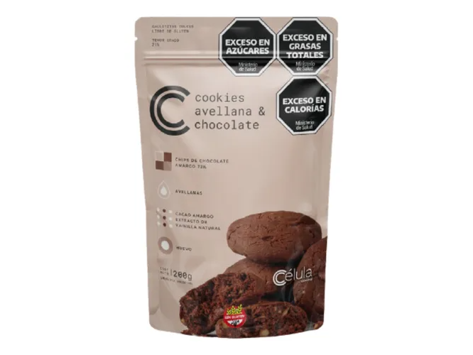 CELULA COOKIES AVELLANA Y CHOCOLATE 200G
