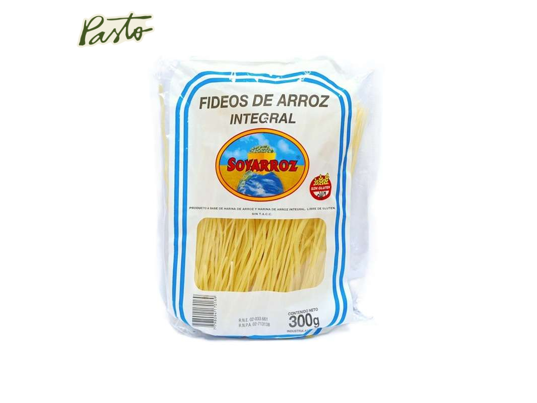 SOYARROZ FIDEOS DE ARROZ INTEGRAL
