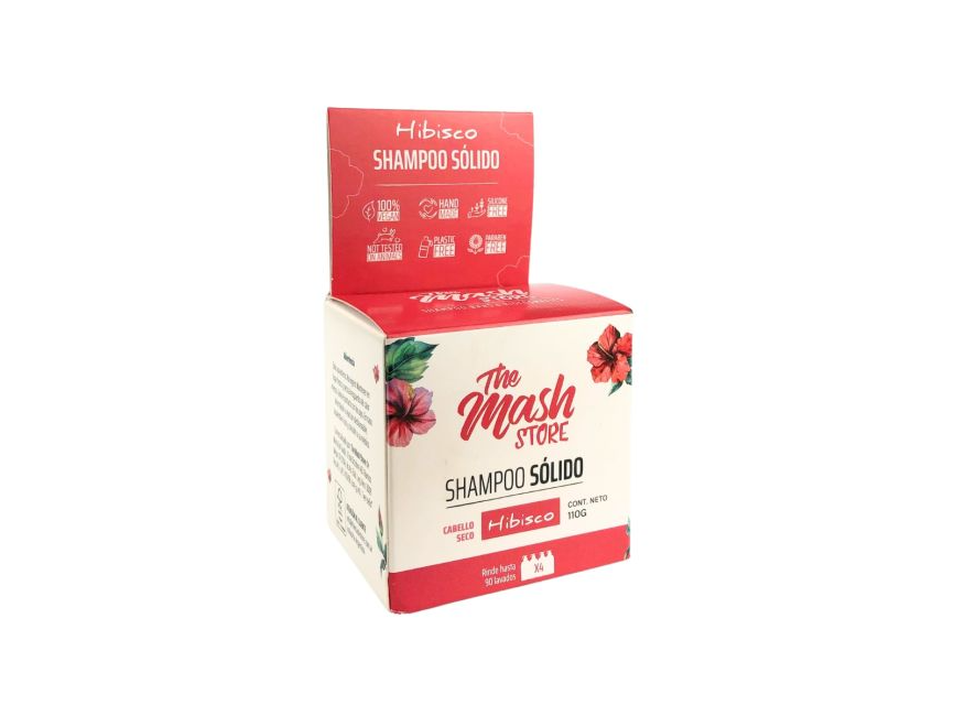 THE MASH STORE SHAMPOO SOLIDO HIBISCO
