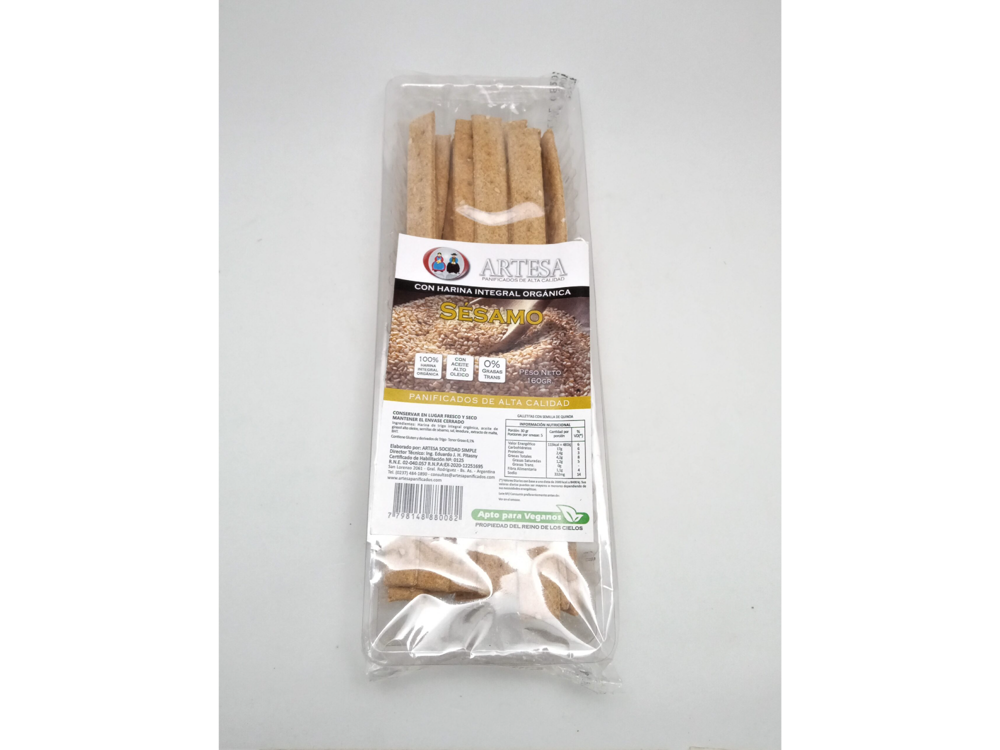 ARTESA TALITAS ORGANICAS SESAMO