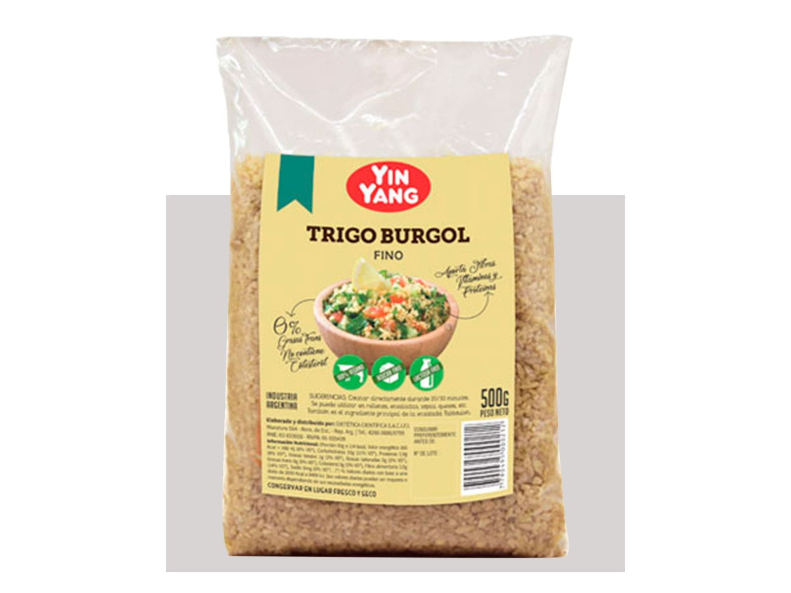 YIN YANG TRIGO BURGOL FINO 500G