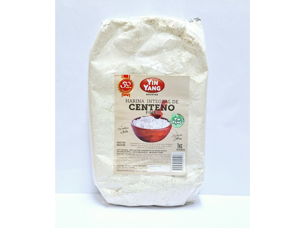 YIN YANG HARINA DE CENTENO 1KG
