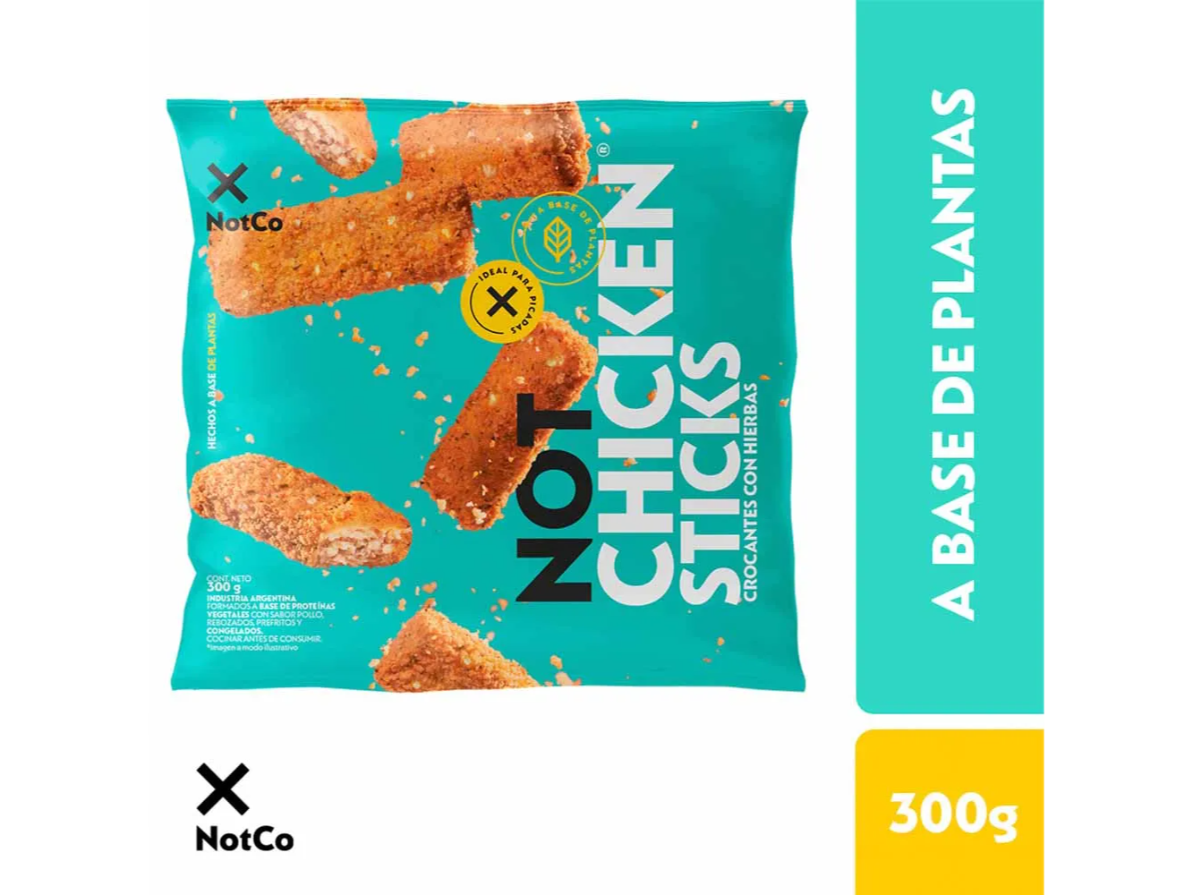 NOT CHICKEN STICKS CON HIERBAS 300 G