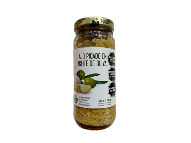 PRINCIPE LUJAN AJO PICADO EN ACEITE DE OLIVA 200G
