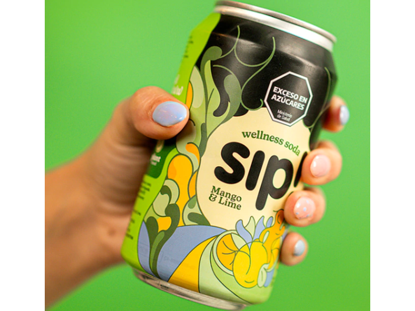 SIP SODA MANGO LIMA 354ML