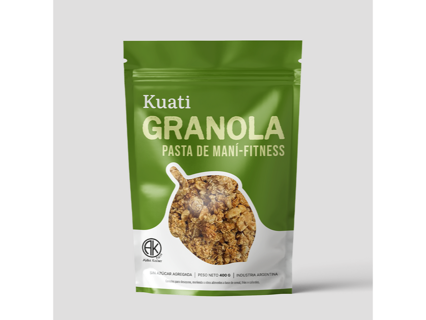 KUATI GRANOLA PASTA DE MANI 400 G