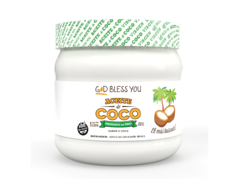 GOD BLESS ACEITE COCO VIRGEN