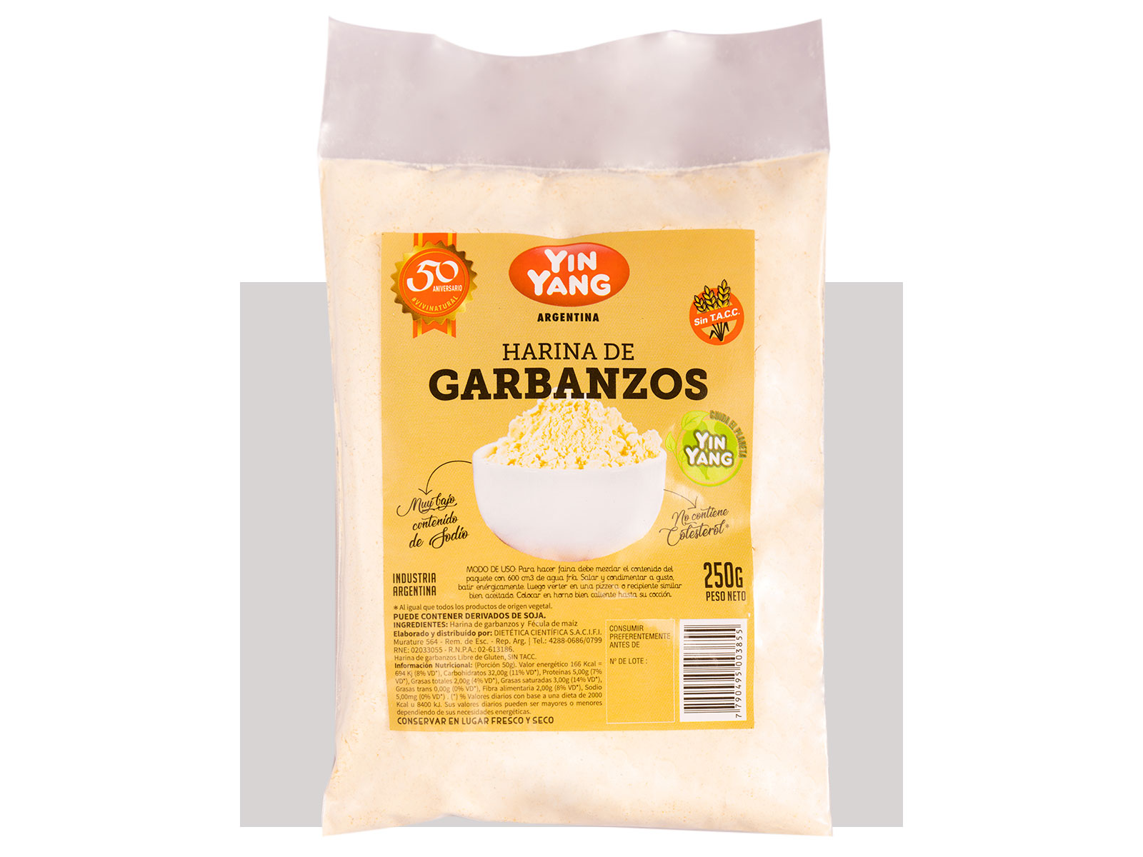 YIN YANG HARINA DE GARBANZO 250G