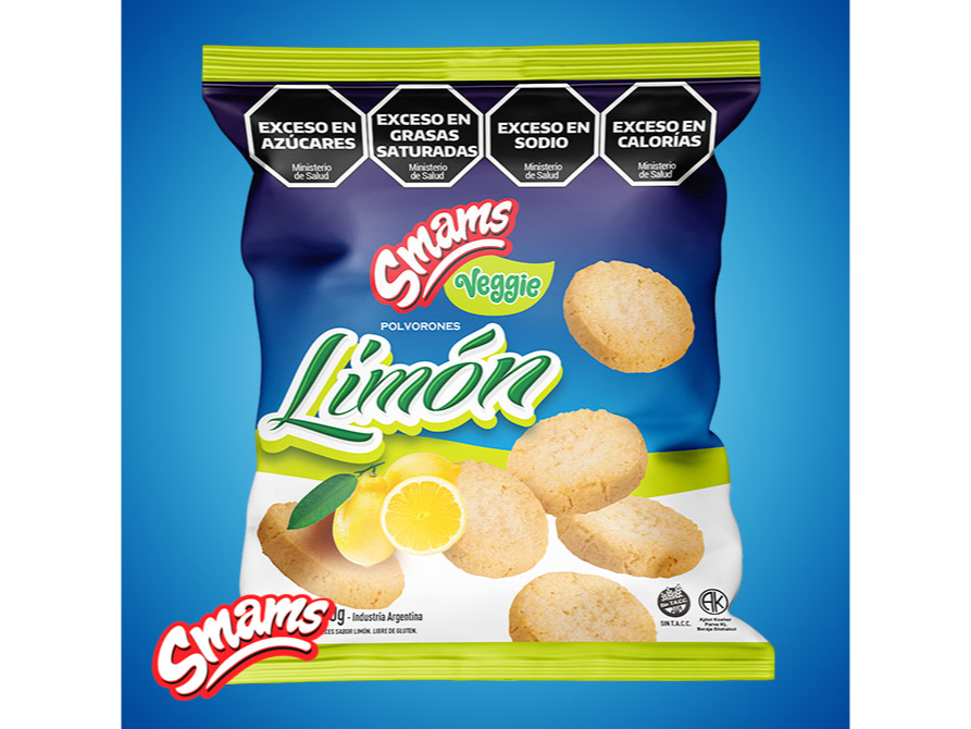 SMAMS POLVORONES DE LIMON VEGGIE