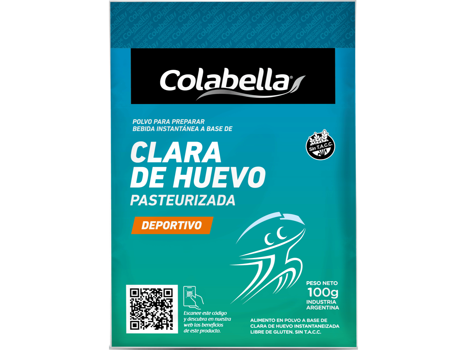 COLABELLA CLARA DE HUEVO POLVO 100 GR